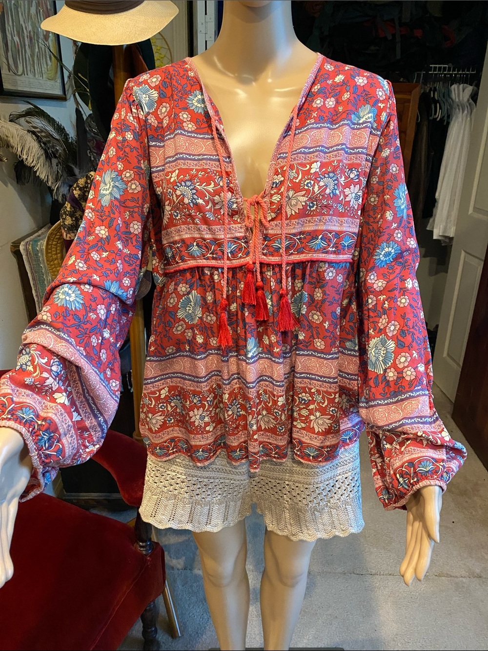 Spell Folktown Blouse Vintage
